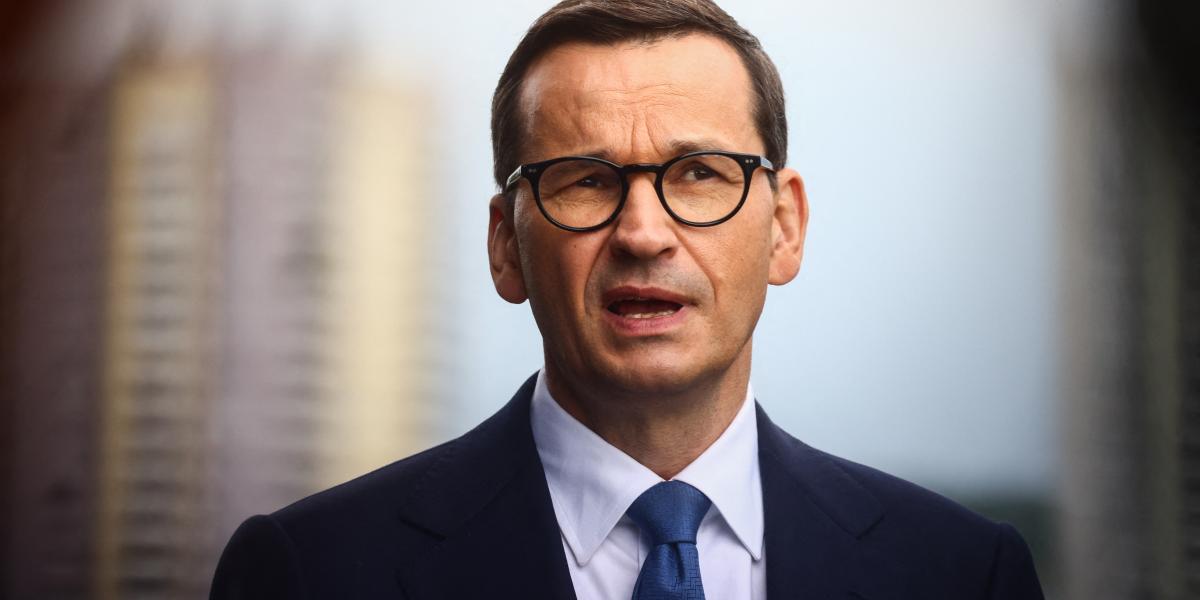 Mateusz Morawiecki lengyel miniszterelnök