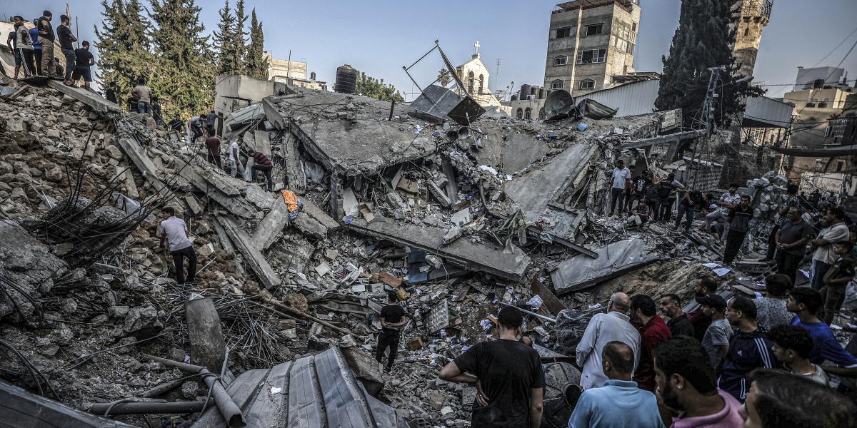 Az álhírből valóság lett, csütörtökön bombatámadás érte a gázai Szent Porfíriosz-templomot