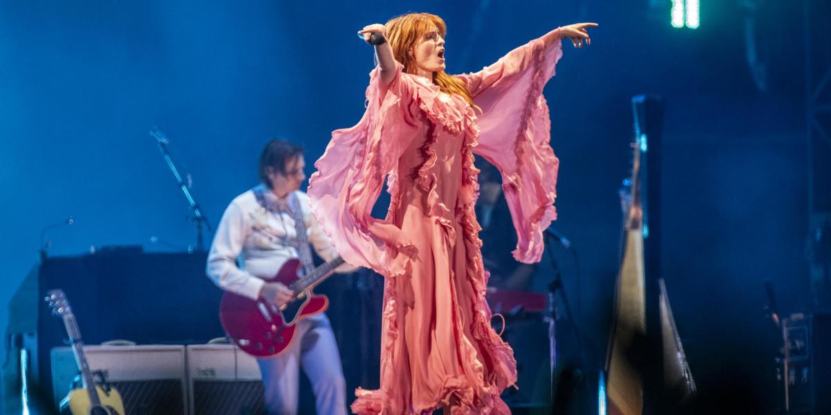 Florence + The Machine koncert a Sziget fesztiválon 2023. augusztus 10-én.