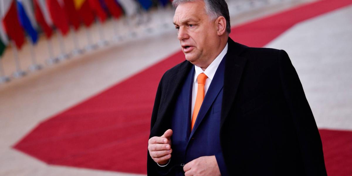 Orbán Viktor nyilatkozik Brüsszelben