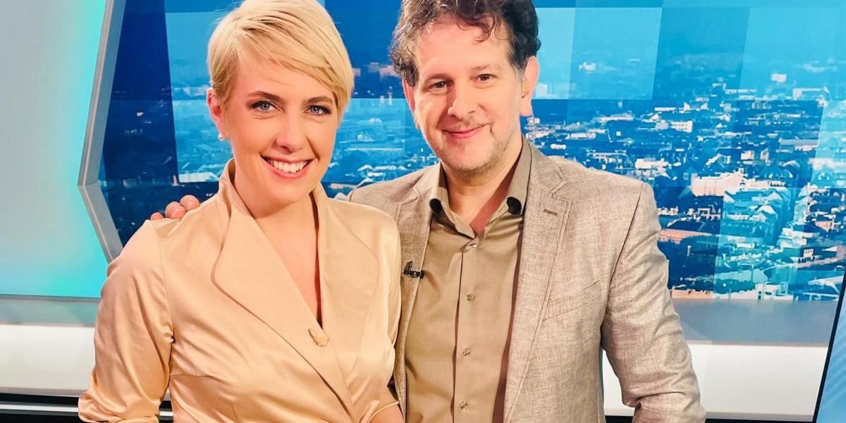 Krug Emília és Somos András, az ATV két műsorvezetője