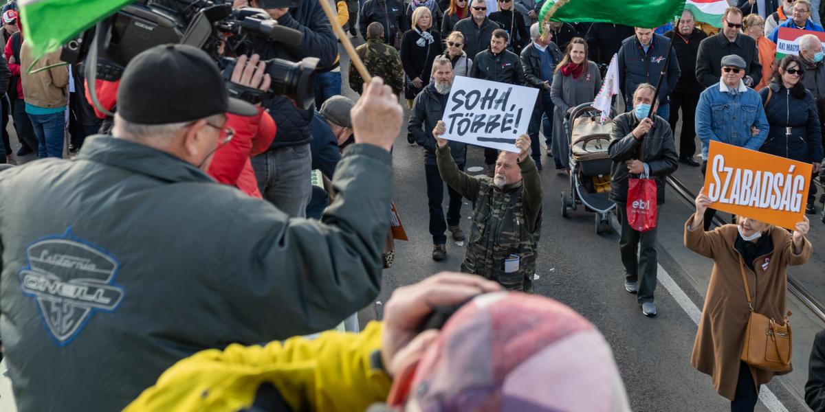 2021-ben még nemzeti ünnepen, október 23-án vonult a békemenet