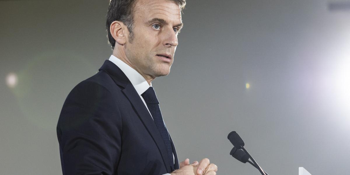 Emmanuel Macron francia államfő