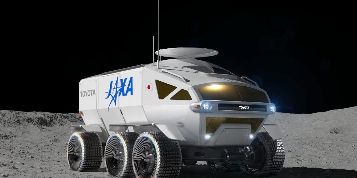 Illusztráció a Toyota és a JAXA által kitalált, túlnyomásos holdjáróról