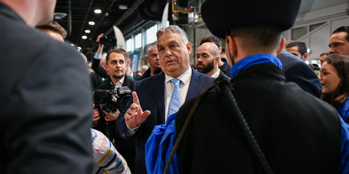 Orbán Viktor miniszterelnök nyilatkozik a Szakma Sztár fesztiválon