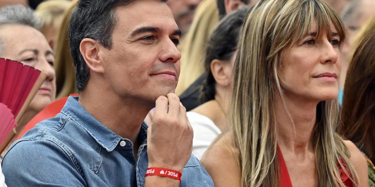 Pedro Sánchez spanyol kormányfő és felesége, Begona Gómez