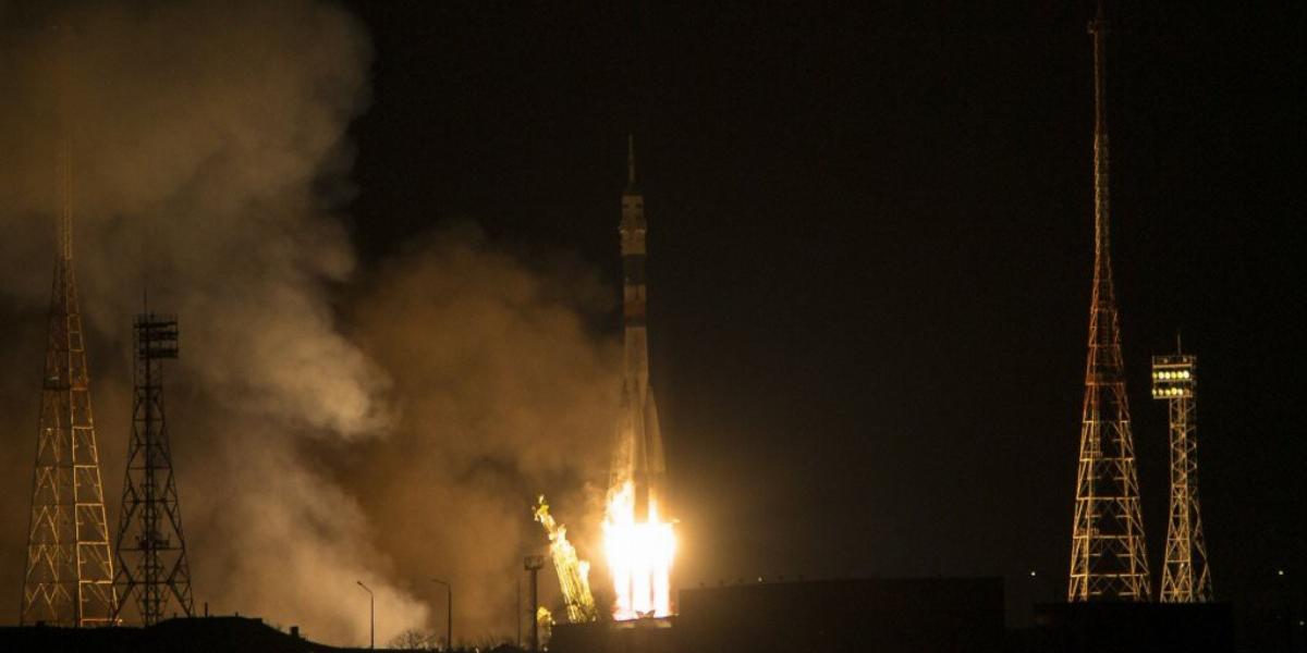 November 24-én egy orosz, egy amerikai és egy olasz űrhajós indult az űrállomásra FORRÁS: EUROPRESS/GETTY IMAGES/NASA