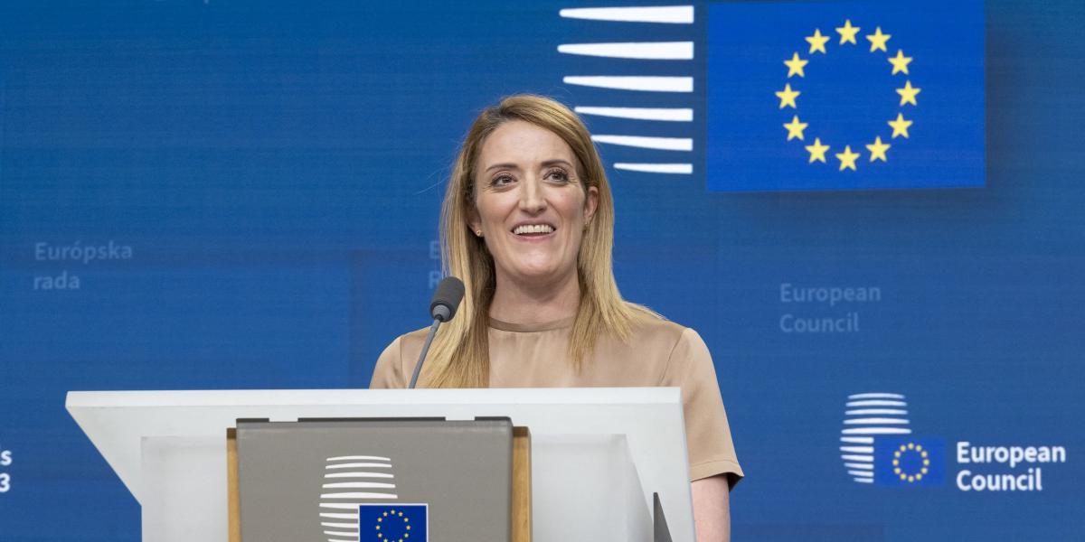 Roberta Metsola, az Európai Parlament elnöke