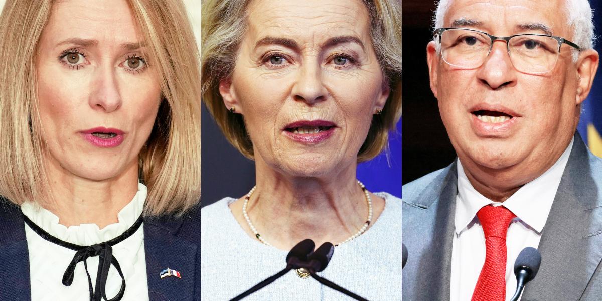 Kaja Kallas, Ursula von Der Leyen és Antonio Costa lehet a három befutó