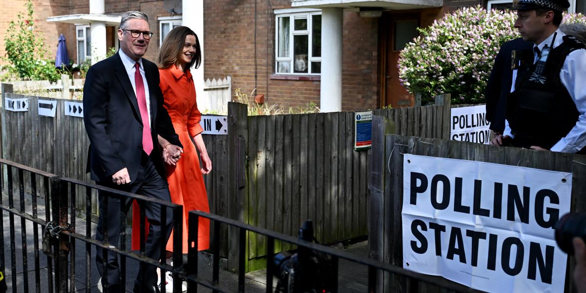 Keir Starmer és felesége Londonban szavazott