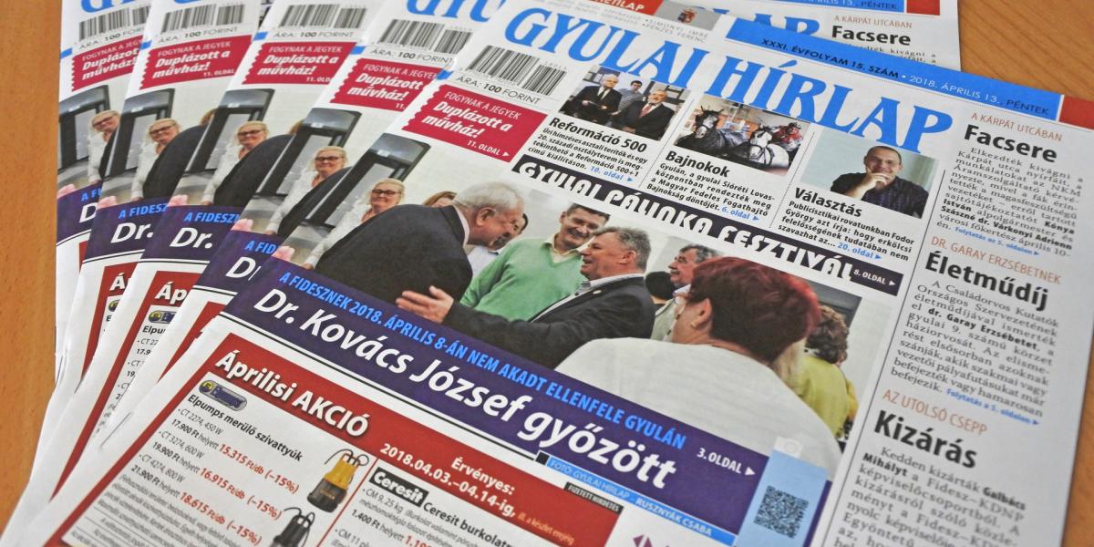 A Gyulapont nevű portálon indított gyalázkodás a gyulai Fidesz párt- és gyűlöletlapjaként funkcionáló Gyulai Hírlapban folytatódott, a lap főszerkesztőjének tevékeny részvételével