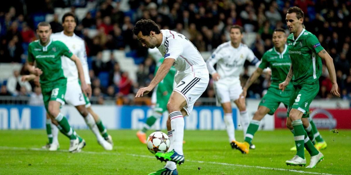 Arbeloa érte el a Real harmadik találatát FOTÓ: EUROPRESS/GETTY IMAGES/GONZALO ARROYO MOREN