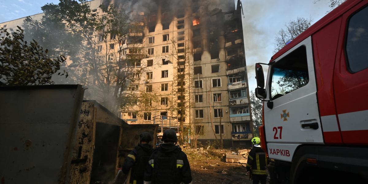 Mentés a pénteki harkivi támadás után