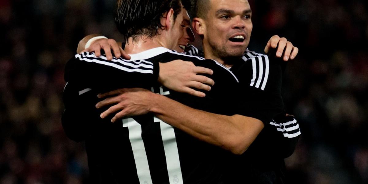 Pepe, Bale és Toni Kroos ünnepel FOTÓ: EUROPRESS/GETTY IMAGES/GONZALO ARROYO MORENO