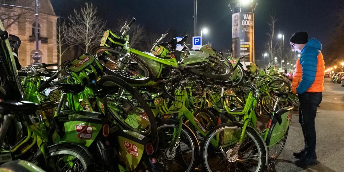 A BKK kiemelten fontosnak tartja a kötelező kerékpárparkolók számának növelését - Képünk illusztráció 