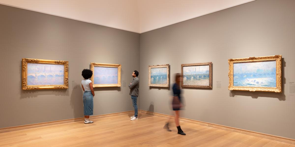 A Monet és London kamarakiállítás összesen 21 festményt tartalmaz