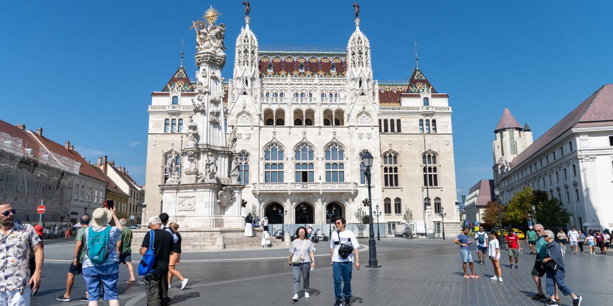 A Pénzügyminisztérium új épülete a Budai Várban. 