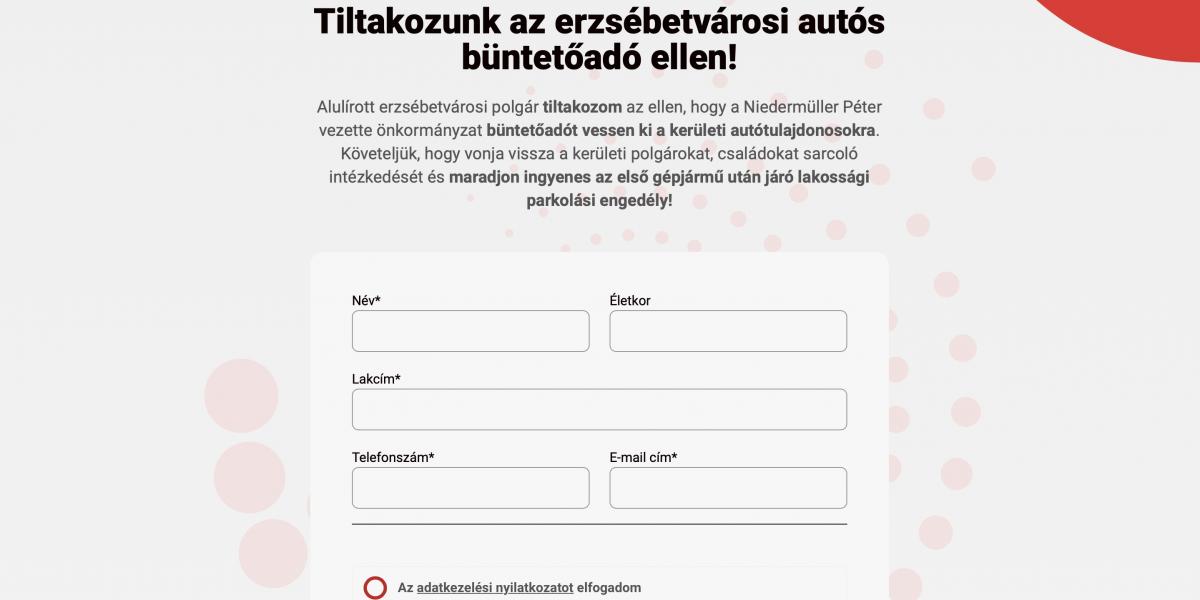 Látszólag civil tiltakozás, valójában durva fideszes adatgyűjtés