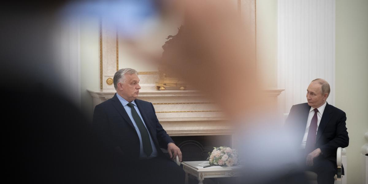 Orbán Viktor és Vlagyimir Putyin Moszkvában július 5-én 