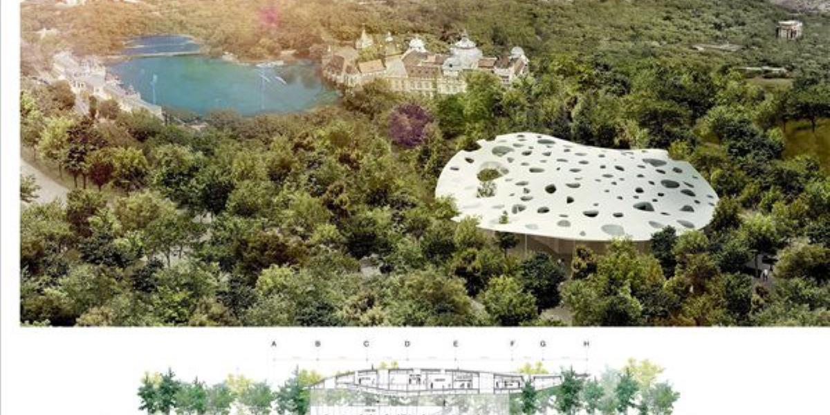 A Magyar Zene Háza látványterve. Fotó: Sou Fujimoto Architects