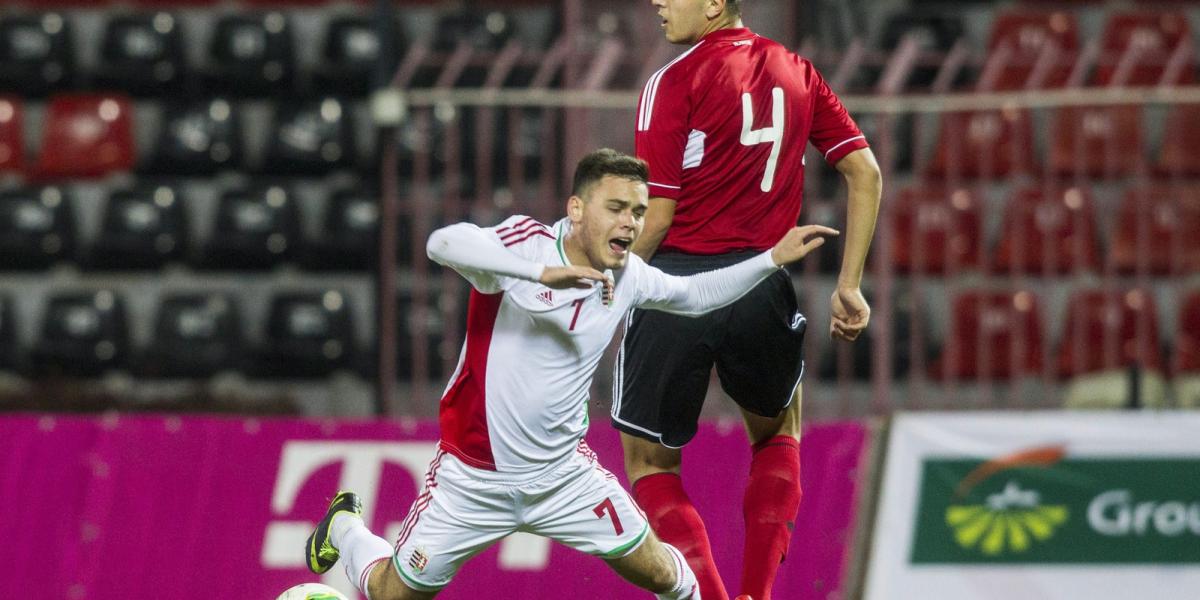 Radó András és Elvis Prenci a Bozsik  Stadionban. Fotó: Szigetváry Zsolt, MTI.