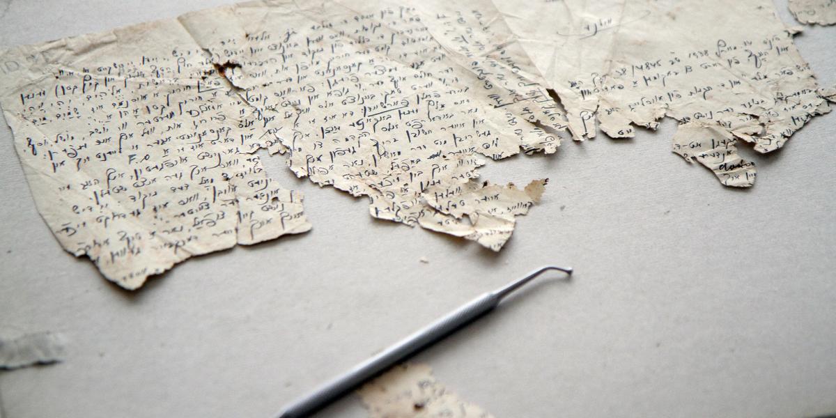 A pályázat előzményéül szolgáló történelmi lelet egy része a litvániai YIVO intézet archívumában