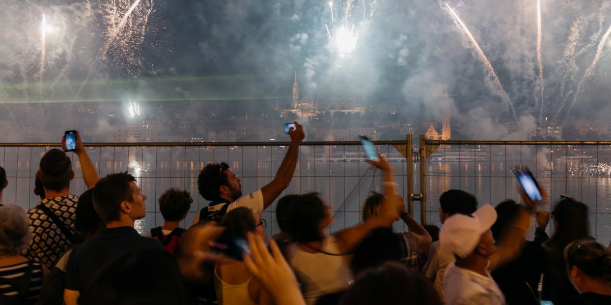 Tüzijáték Budapesten 2024. augusztus 20-án 