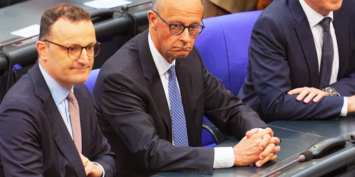 Friedrich Merz a Bundestagban május 6-án 