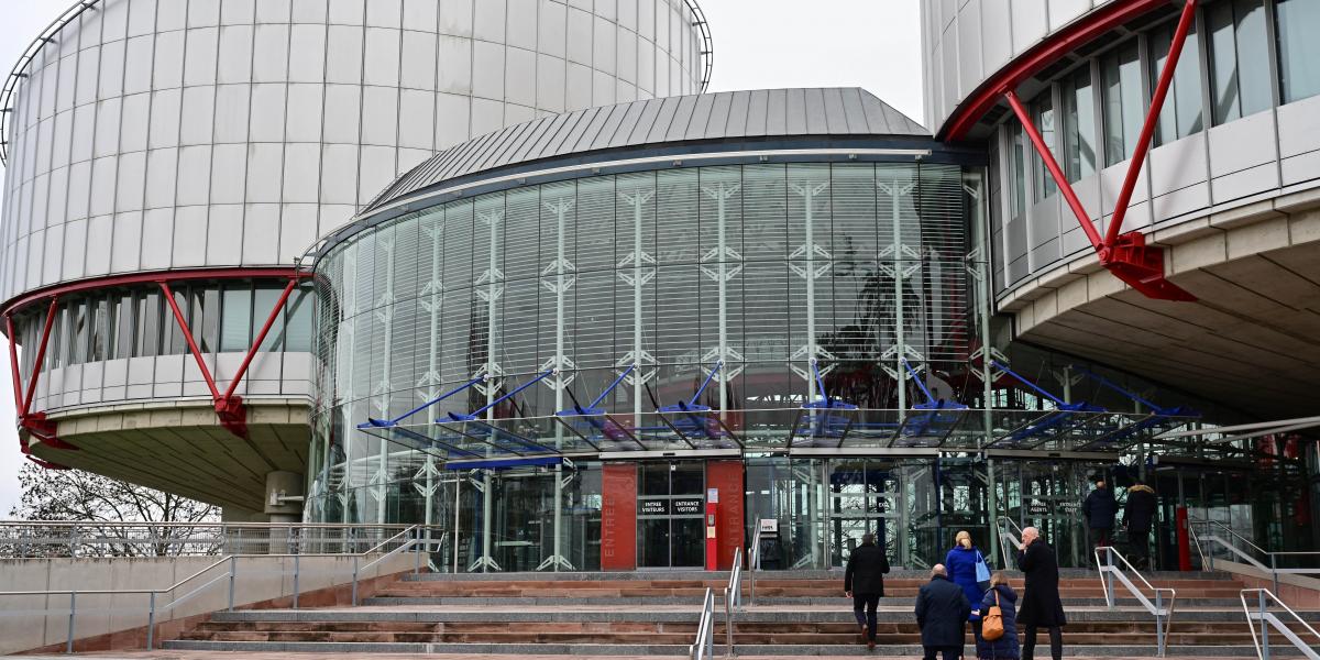 Az Emberi Jogok Európai Bíróságának épülete Strasbourgban 