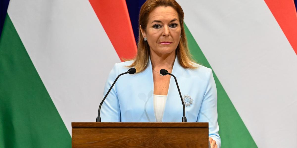 Vitályos Eszter a kormányinfón május 8-án 