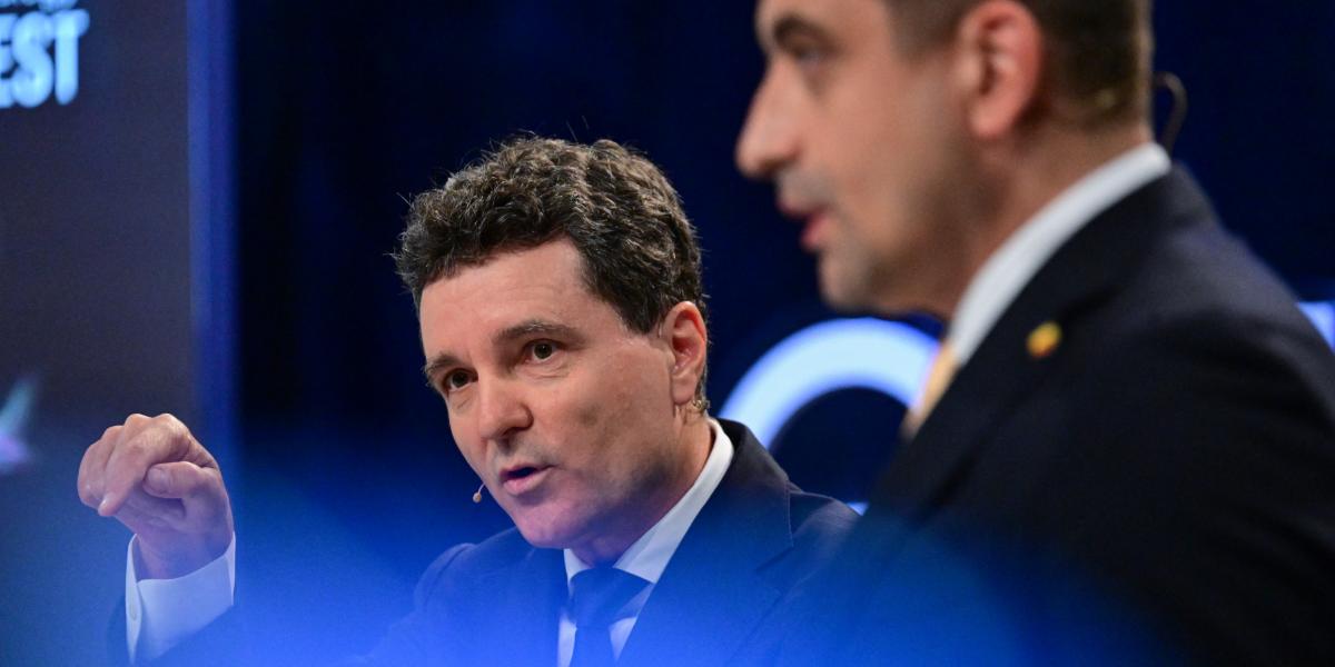Nicușor Dan és George Simion május 8-án