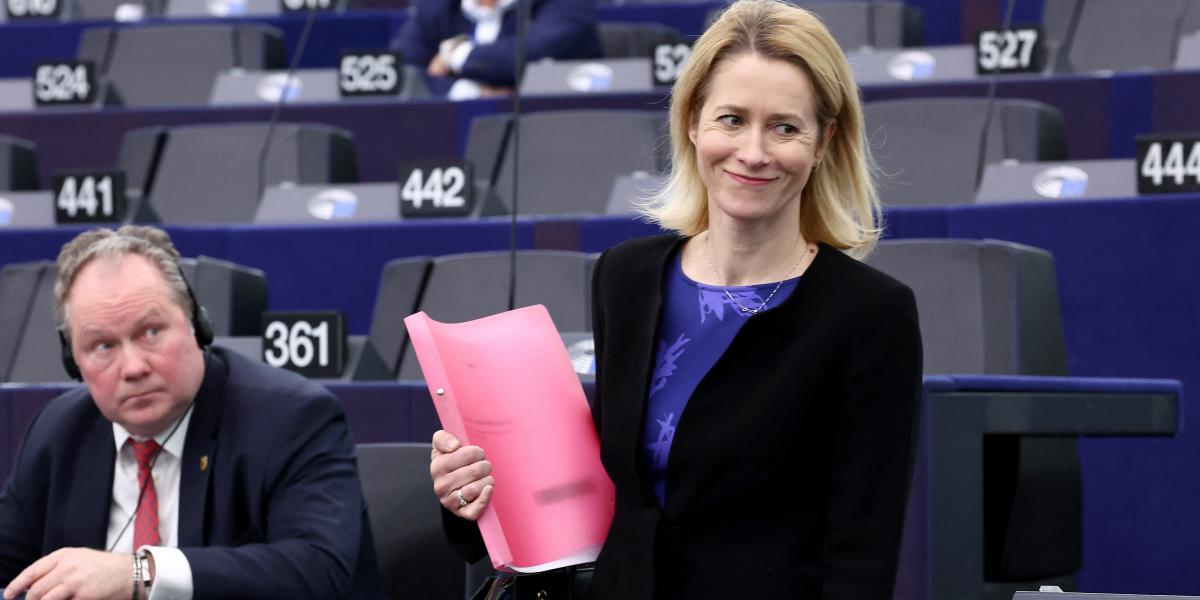 Kaja Kallas korábbi észt kormányfő, az EU kül- és biztonságpolitikai főképviselője