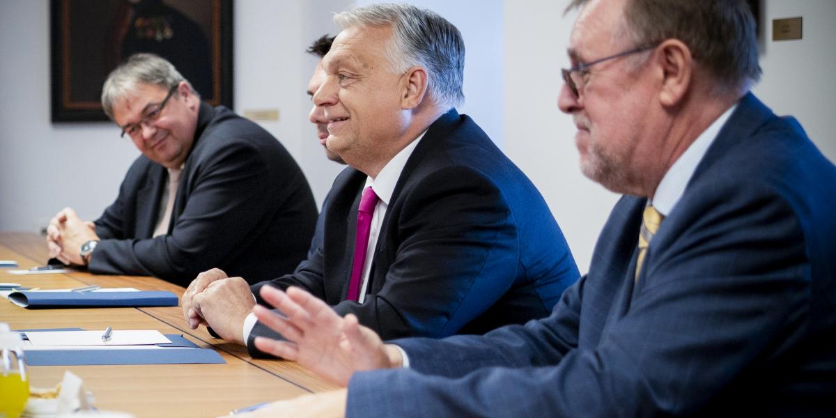 Orbán Viktor miniszterelnök 2025. május 13-án