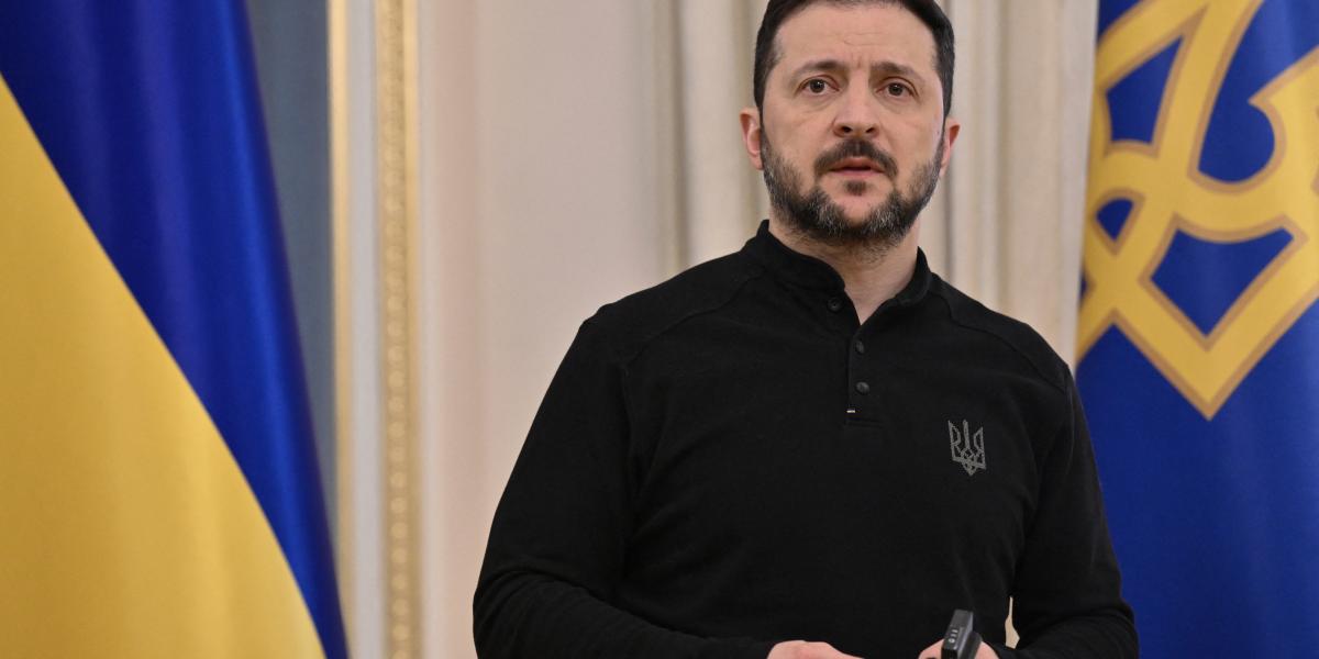 Volodimir Zelenszkij ukrán elnök