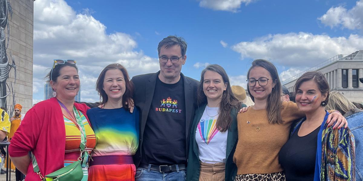 Karácsony Gergely a Brussels Pride-on május 17-én 