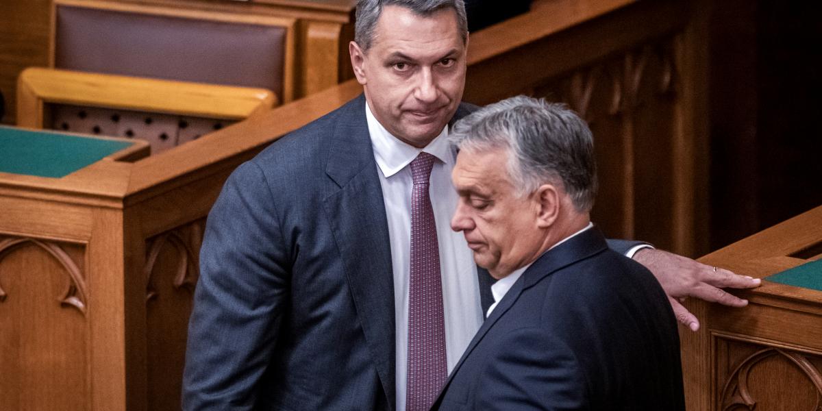 Lázár János és Orbán Viktor - korábbi felvétel
