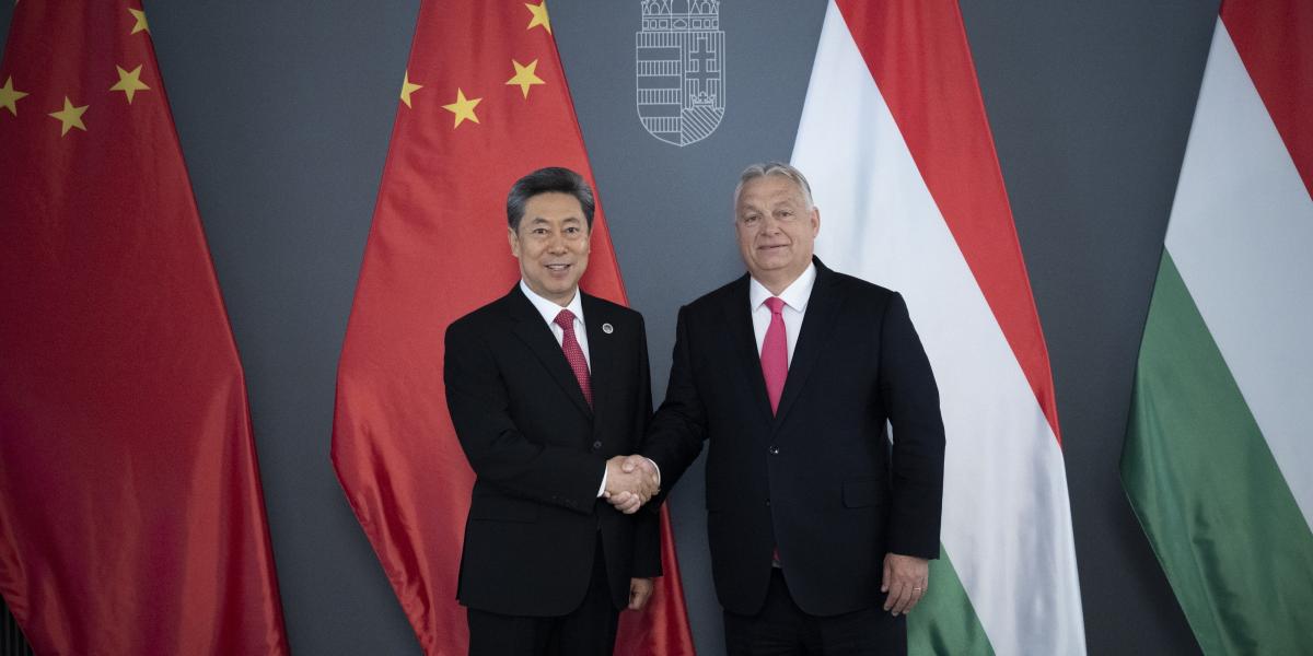 Orbán Viktor miniszterelnök Csen Ven-csinggel tárgyalt Budapesten, május 23-án