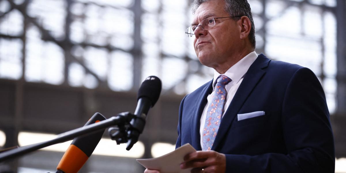 Maroš Šefčovič, az EU kereskedelmi biztosa