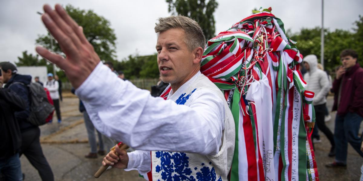 Magyar Péter Romániában 2025. május 24-én