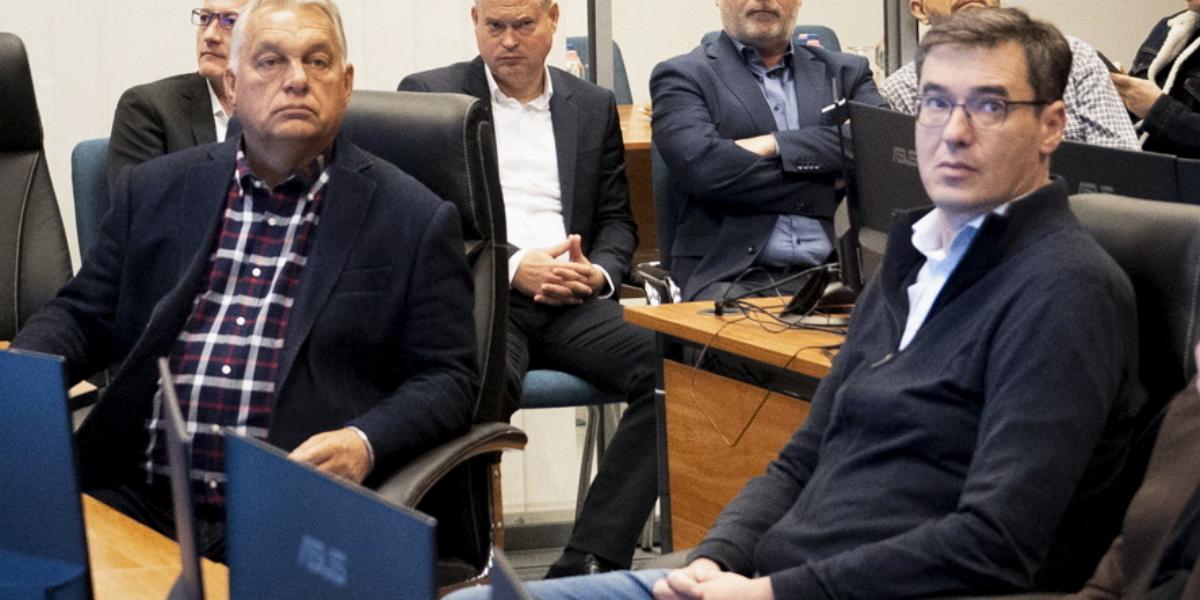Orbán Viktor és Karácsony Gergely egy asztalnál 2024. szeptember 21-én