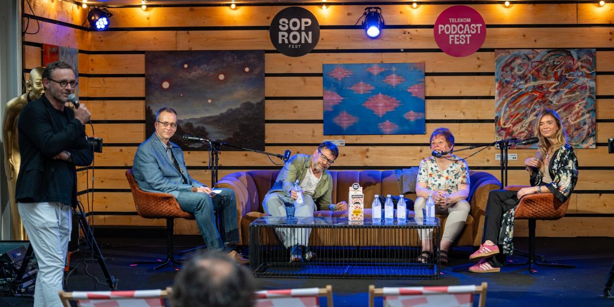 A fesztivál nyitó podcastje a Kultúrpresszóban. Horváth Gergely és vendégei: Lovasi András, Rakovszky Zsuzsa és Cserbik Rita 