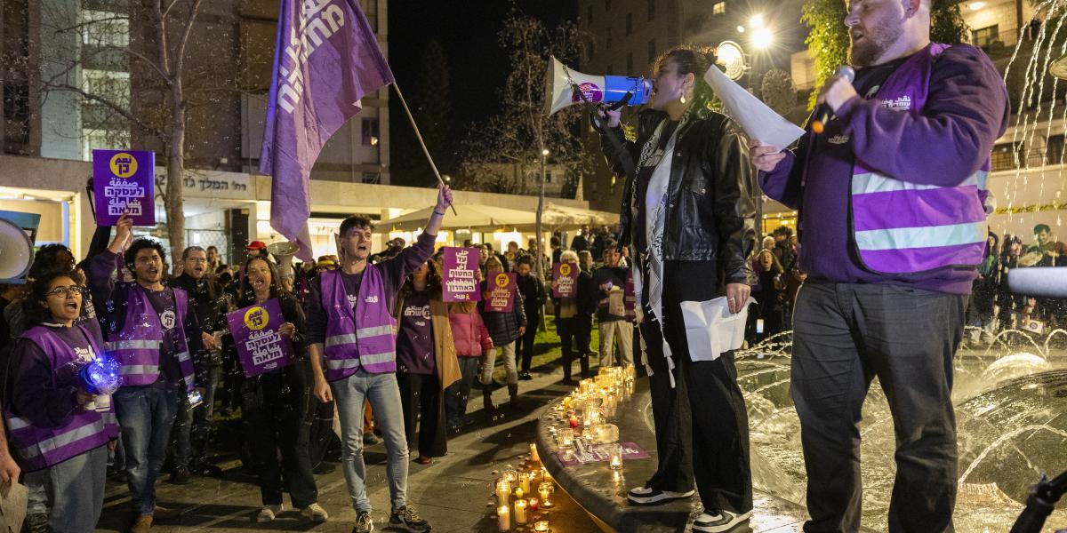 A Standing Together izraeli−palesztin csoport nem először akciózik