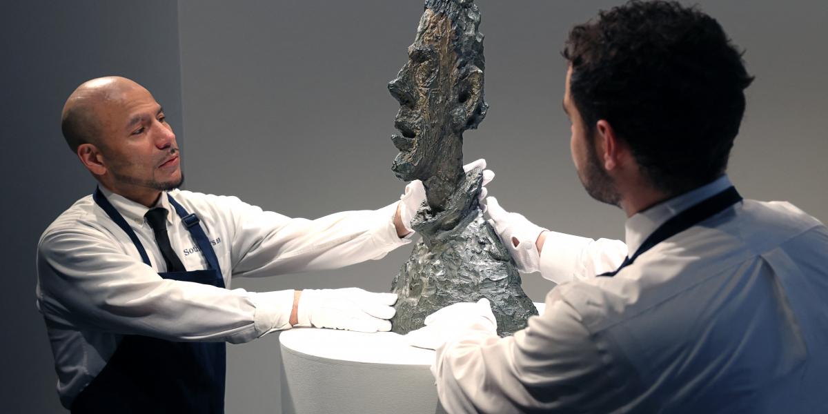 Alberto Giacometti szobra sem talált
vevőre a májusi árveréseken