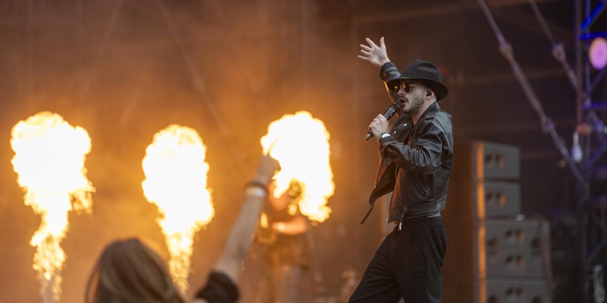 Azahriah a Sziget Fesztiválon 2024. augusztus 8-án 