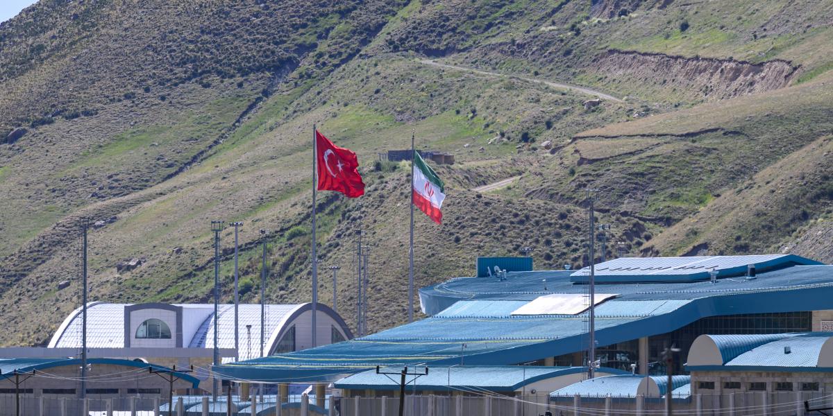 A Razi-Kapikoy határállomás Irán és Törökország között június 19-én 