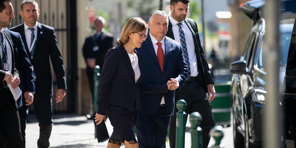 Lévai Anikó és Orbán Viktor - korábbi felvétel