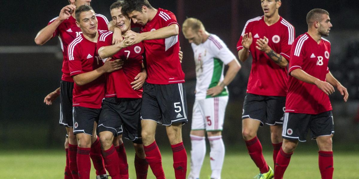 Jogos a szégyenérzet: már a sereghajtó albán fi atalok is átgázoltak rajtunk. MTI Fotó Szigetváry Zsolt