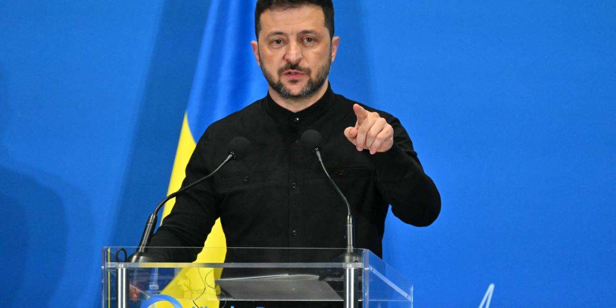 Volodimir Zelenszkij ukrán elnök