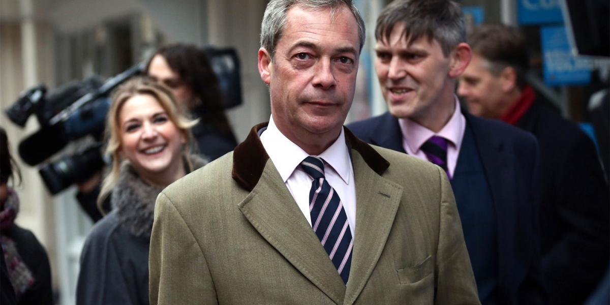 Merész ígéretre ragadtatta magát Nigel Farage, az euroszkeptikus UKIP elnöke. FOTÓ: Carl Court/Getty Images