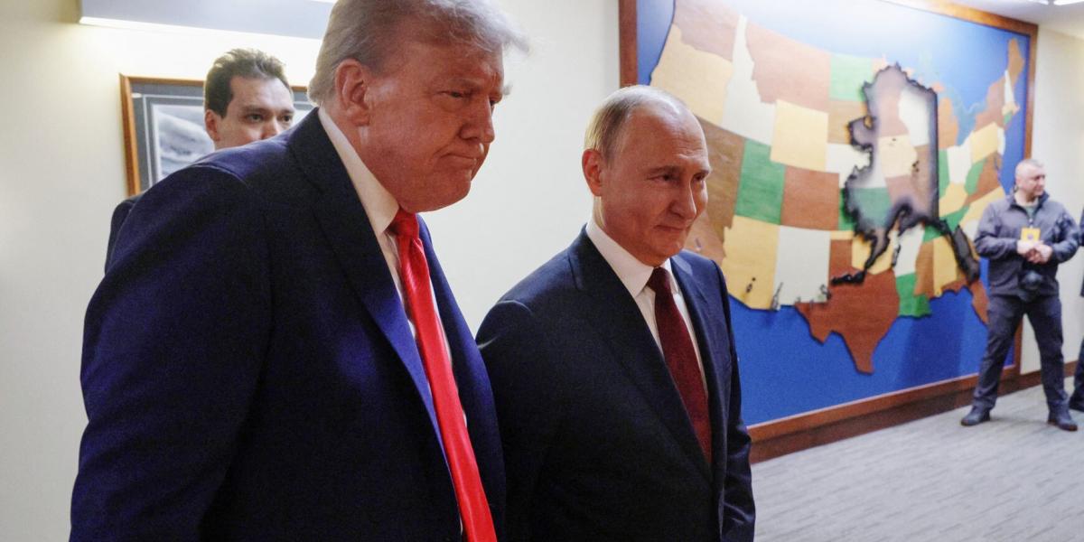 Donald Trump és Vlagyimir Putyin Alaszkában augusztus 15-én 